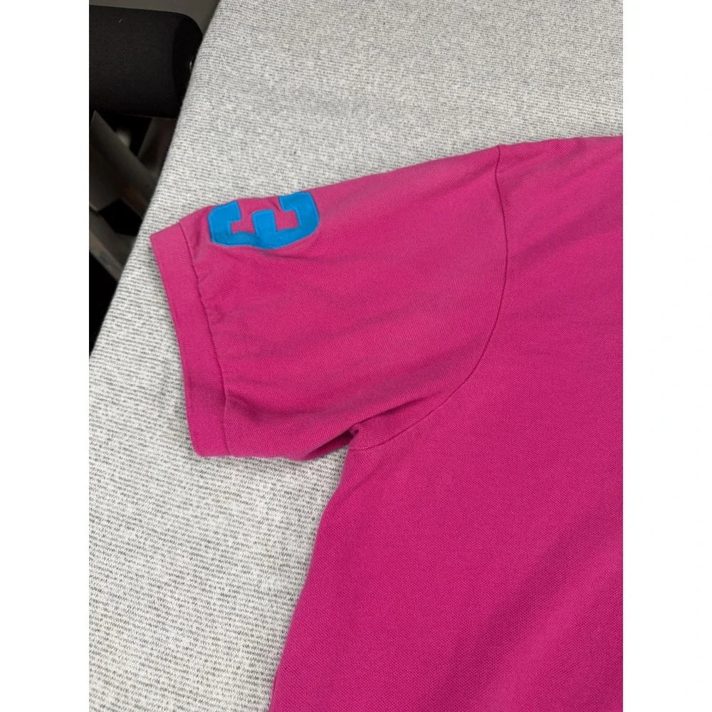 Polo Ralph Lauren Mens 3XB Big Pony Pink Short Sleeve Polo Shirt Turquoise